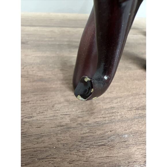 Decorative Wooden Elephant Figurine Collectable‎ Hand Painted 6 inches - Picture 4 of 9